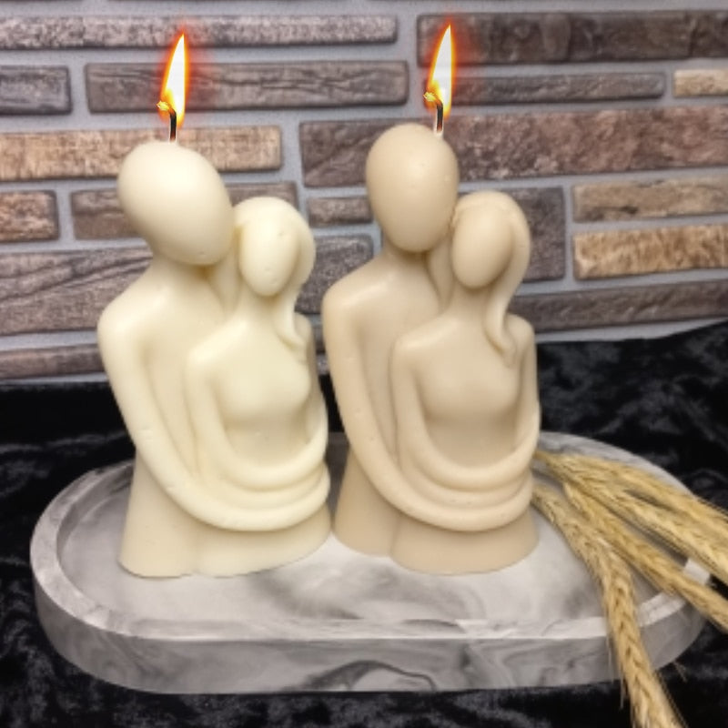 Romantic Lovers Silicone Candle