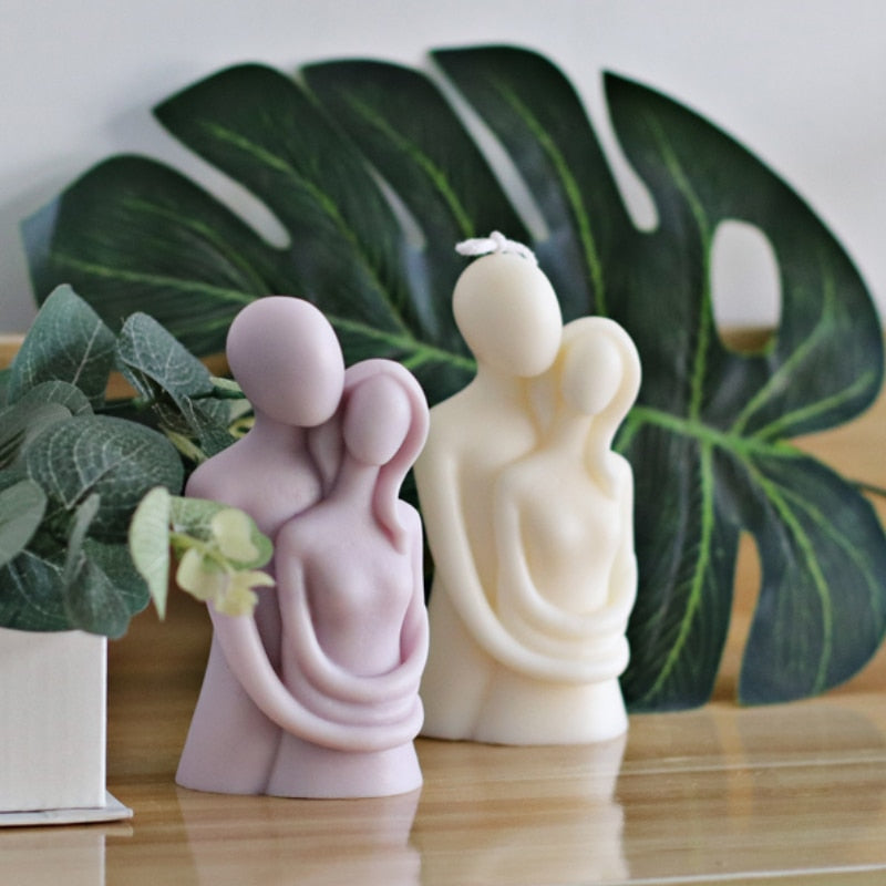 Romantic Lovers Silicone Candle