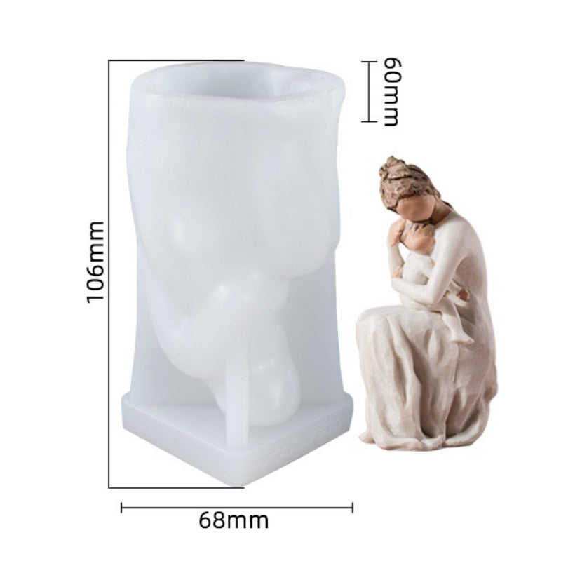 Romantic Lovers Silicone Candle