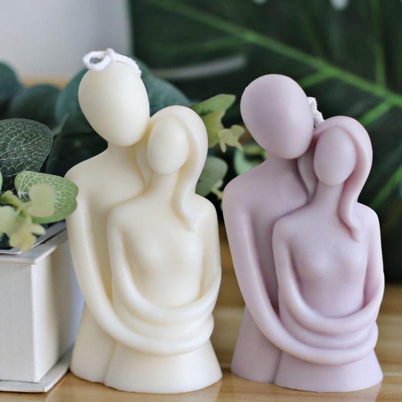 Romantic Lovers Silicone Candle