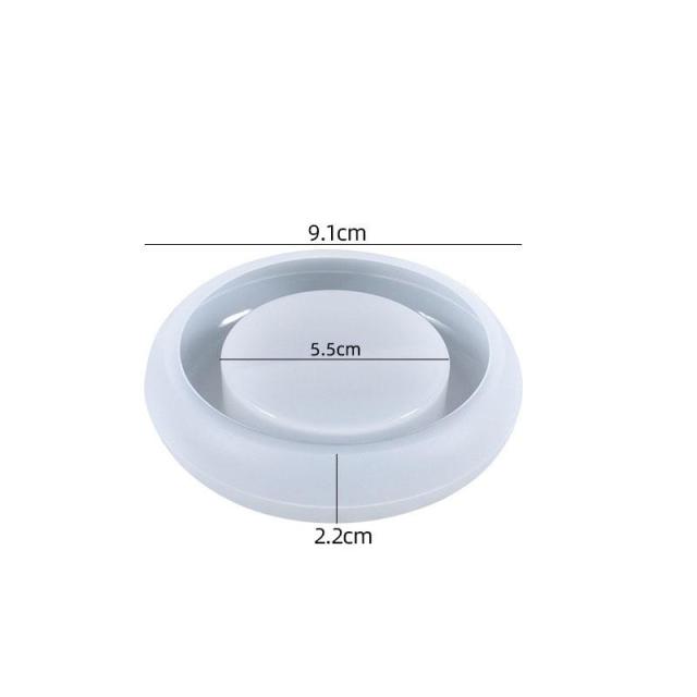 Oval Candlestick Silicone Mold
