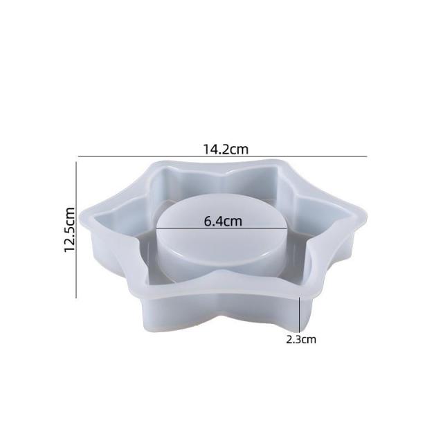 Oval Candlestick Silicone Mold