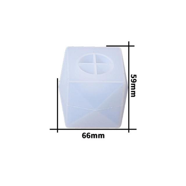 Oval Candlestick Silicone Mold